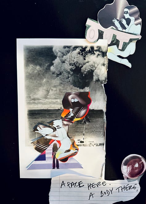 collage essay depicting experience of blackouts and recovery from