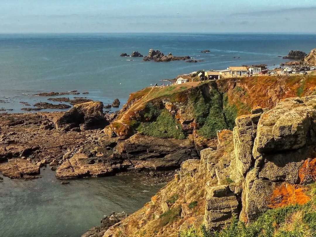 Cliffs overlooking the sea