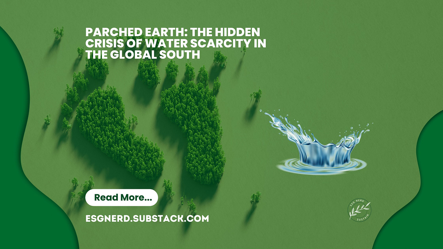 For environmental enthusiasts and conscious investors, understanding the complexities of water scarcity in developing nations is crucial.