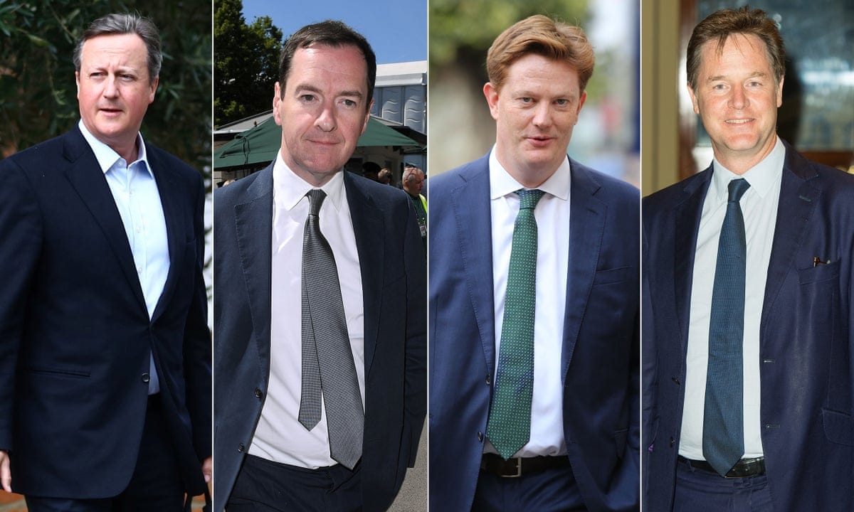 Cameron, Alexander, Osborne, Clegg: how the austerity 'quad' sold their  souls | Will Hutton | The Guardian