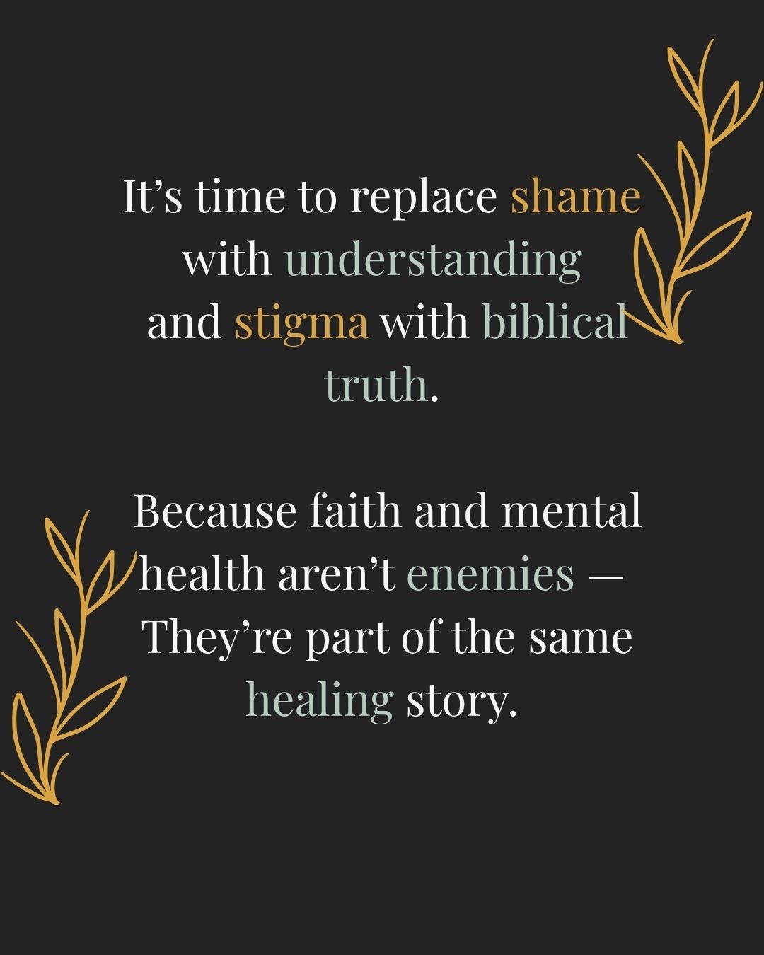 Breaking the Stigma: Faith & Mental Health Event
