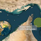 Suspicious Maritime Activity East of Khawr Fakkan, United Arab Emirates
