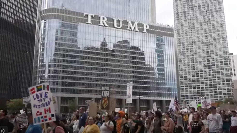 Massive Crowd Numbers Are Beginning To Come In For No Kings Protest