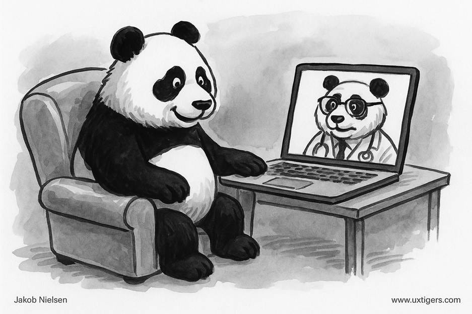A cartoon of a panda sitting in a chair with a computer

AI-generated content may be incorrect.
