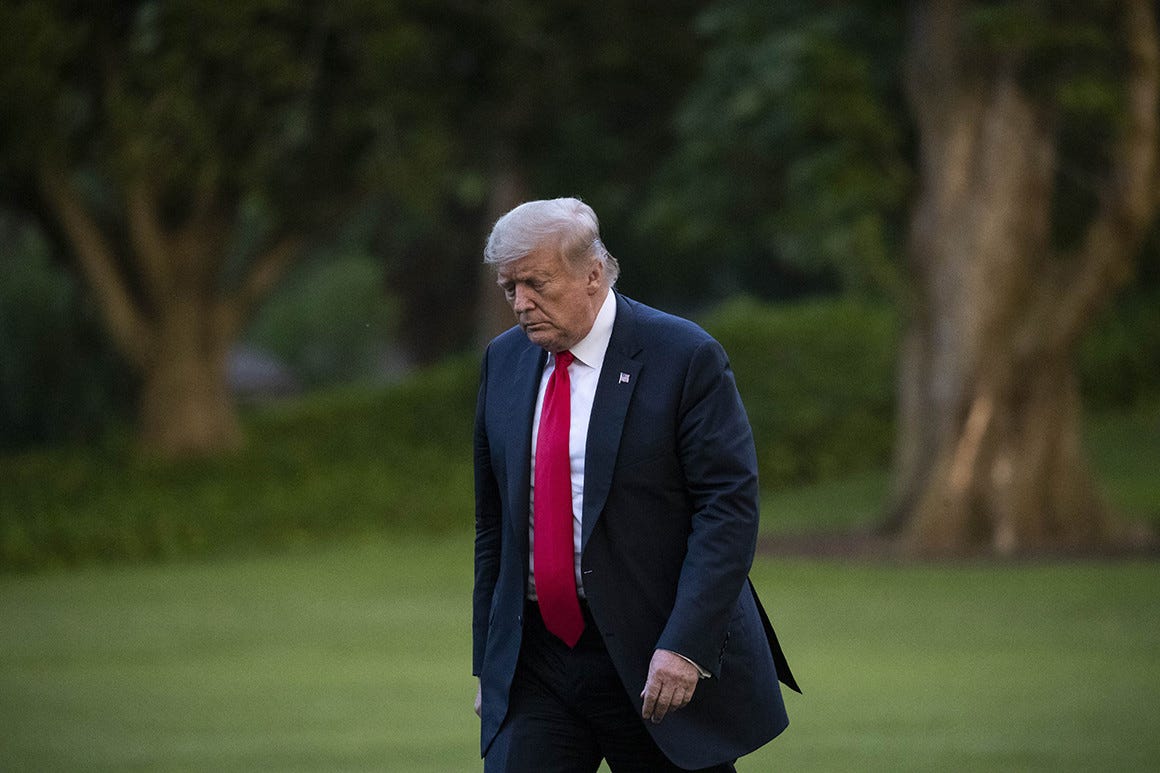 Trump admits it: He's losing - POLITICO Trump admits it: He's losing - POLITICO