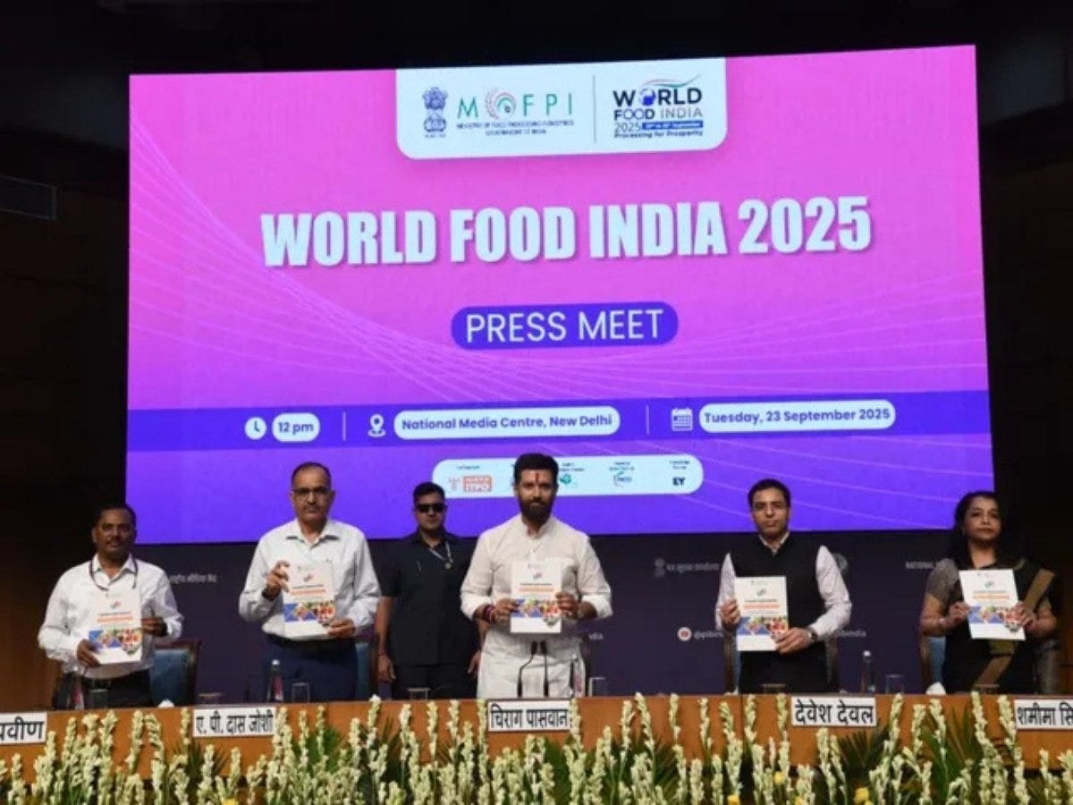 India Secures 1 Lakh Crore Food Investment at World Food India 2025 India Secures 1 Lakh Crore Food Investment at World Food India 2025