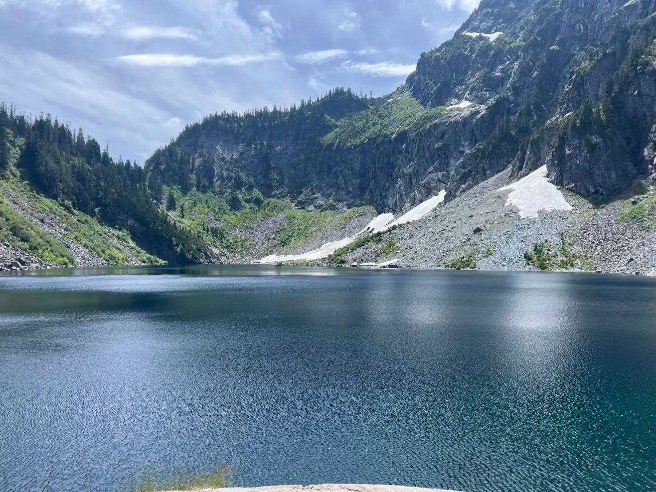 lake serene photo