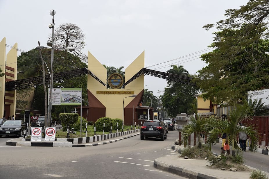 Main gate of the University of Lagos Main gate of the University of Lagos
