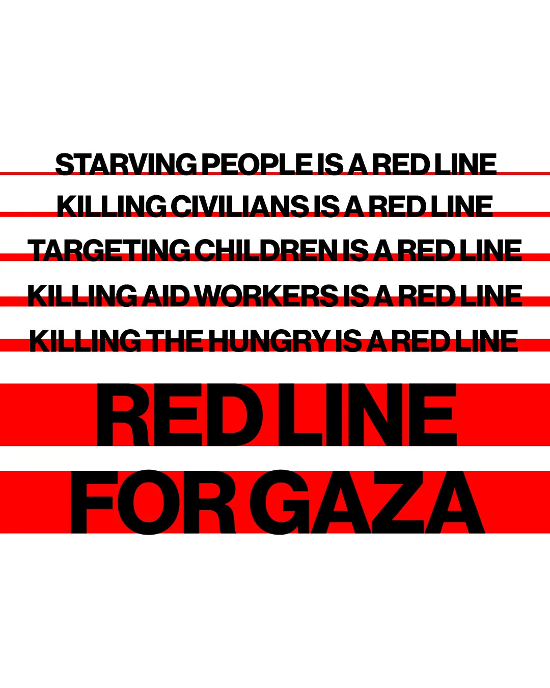 Red Line for Gaza Red Line for Gaza