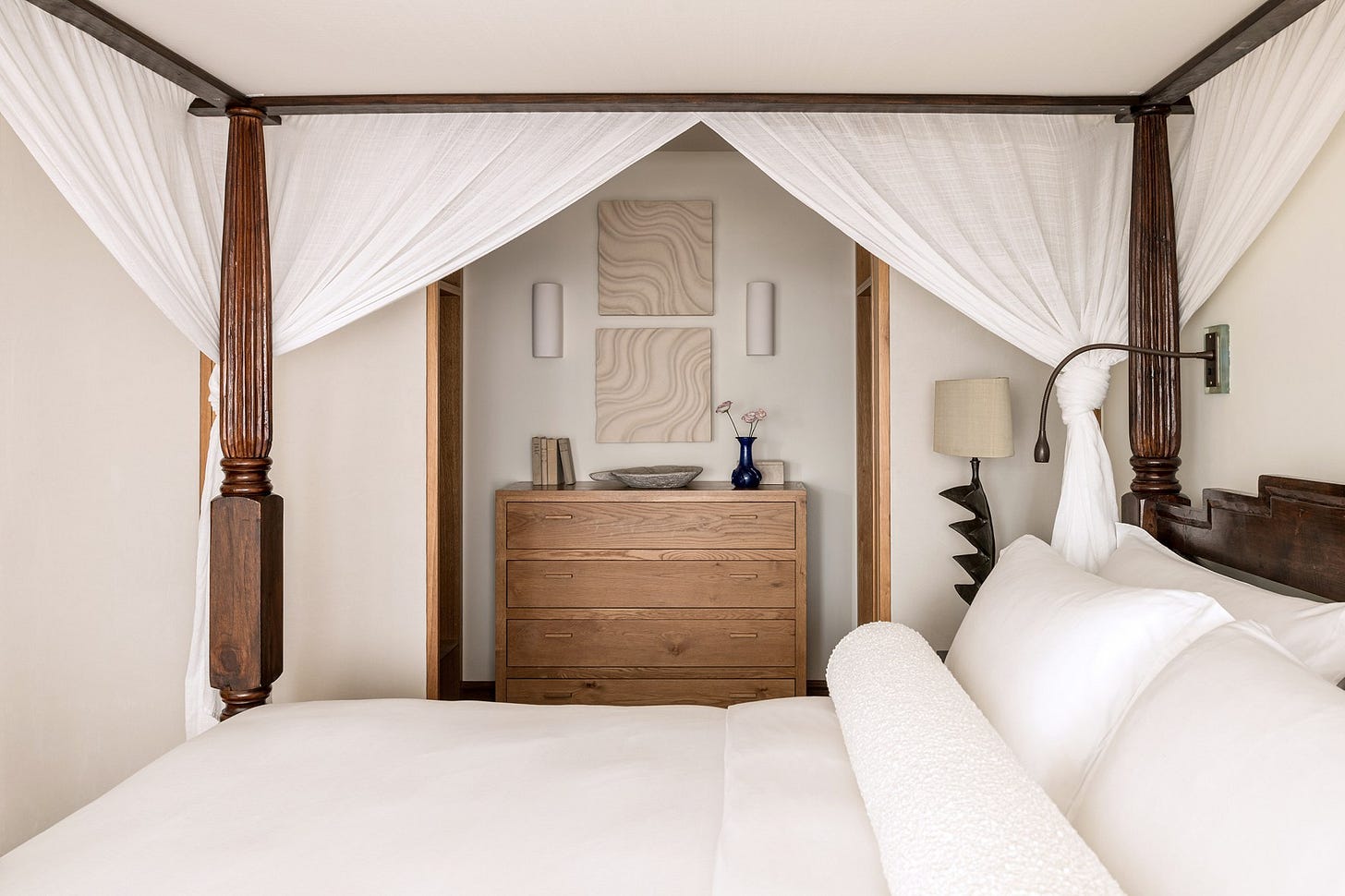 A guest room at Phaea Blue, Plaka, one of the best hotels in Crete