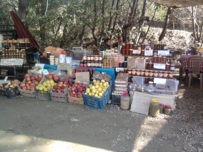 Bozgar Bazaar mountain town Turkey