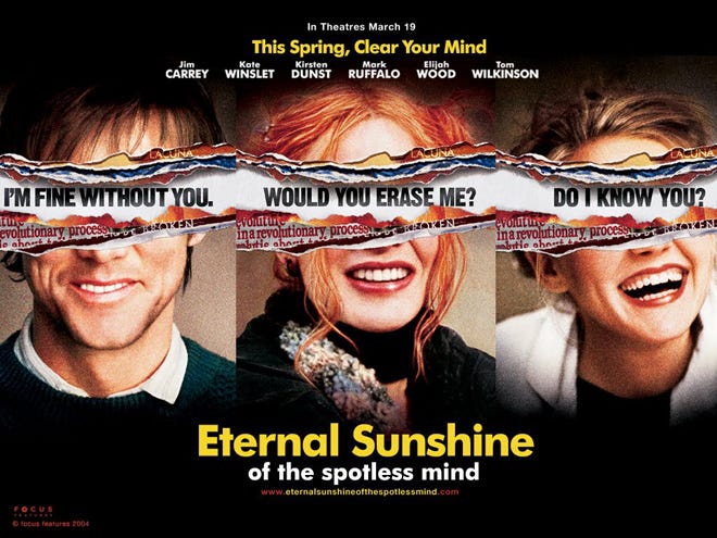 Poster Picks: Eternal Sunshine of the Spotless Mind | idontwantyourtofu Poster Picks: Eternal Sunshine of the Spotless Mind | idontwantyourtofu