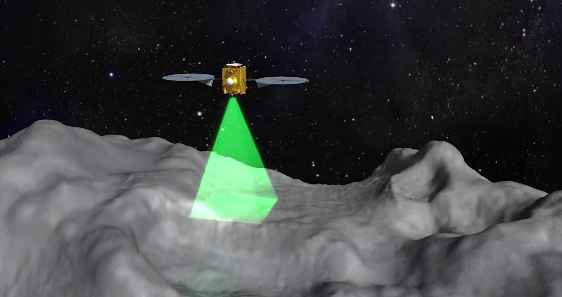 A render of Tianwen-2 surveying 2016HO3/469219 Kamoʻoalewa as part of the asteroid sample return mission. A render of Tianwen-2 surveying 2016HO3/469219 Kamoʻoalewa as part of the asteroid sample return mission.