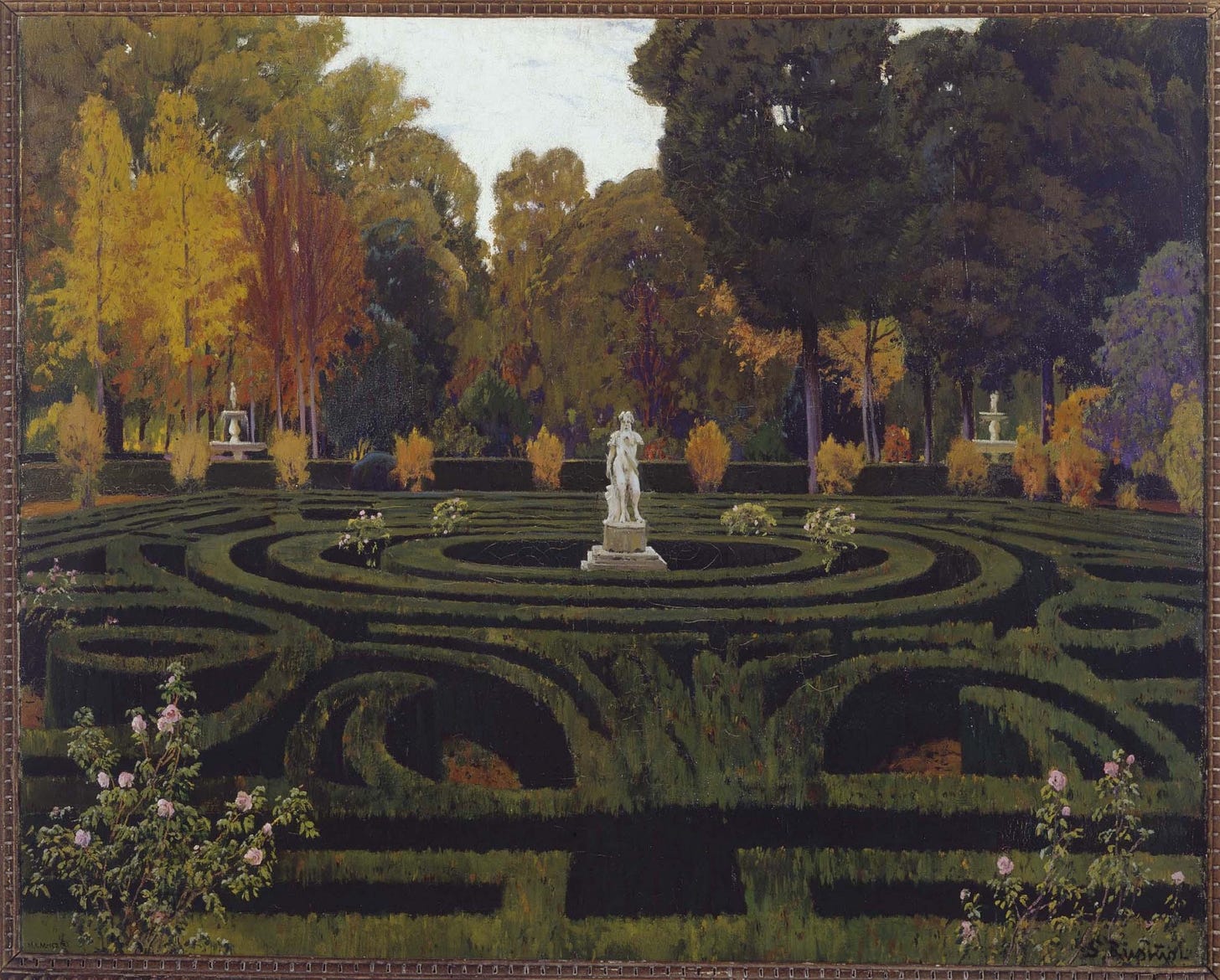 Santiago Rusignol. Old faun