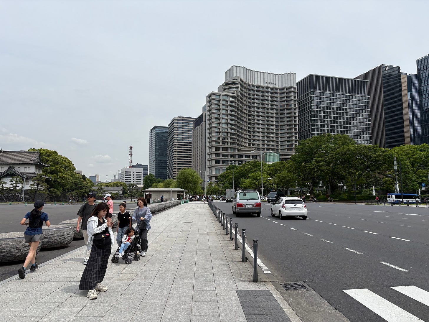 Starting point for my 5K run around Tokyo’s Imperial Palace.