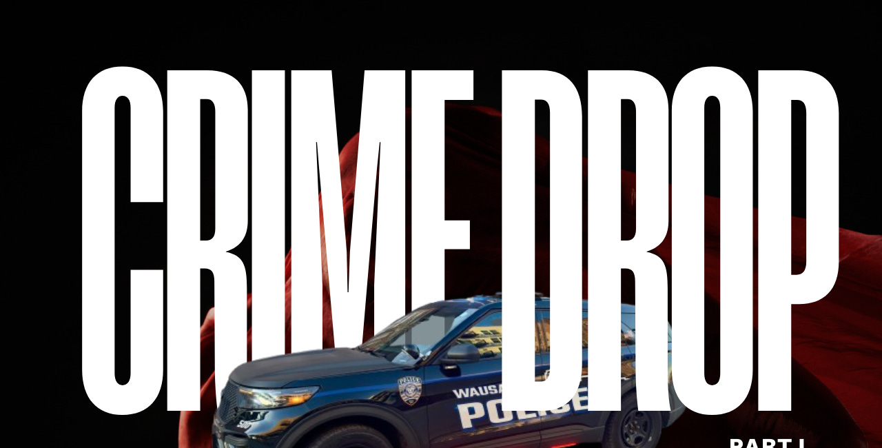 Why is crime in Wausau decreasing?