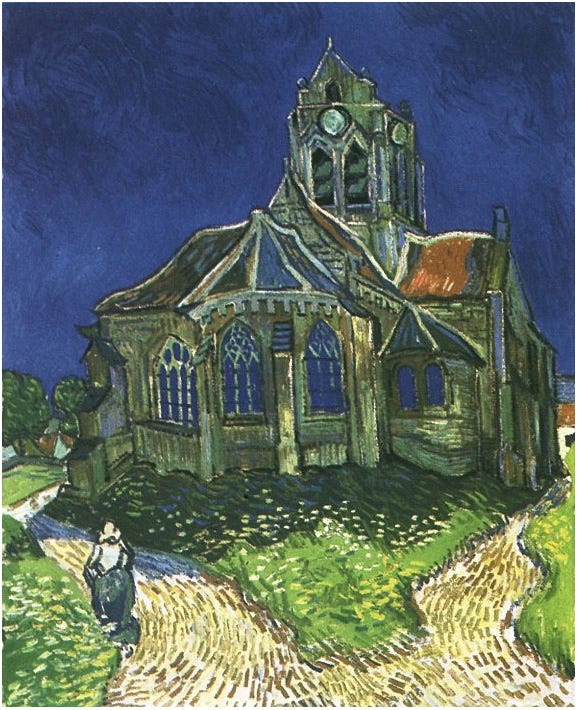 Vincent van Gogh's Church at Auvers, The Painting
