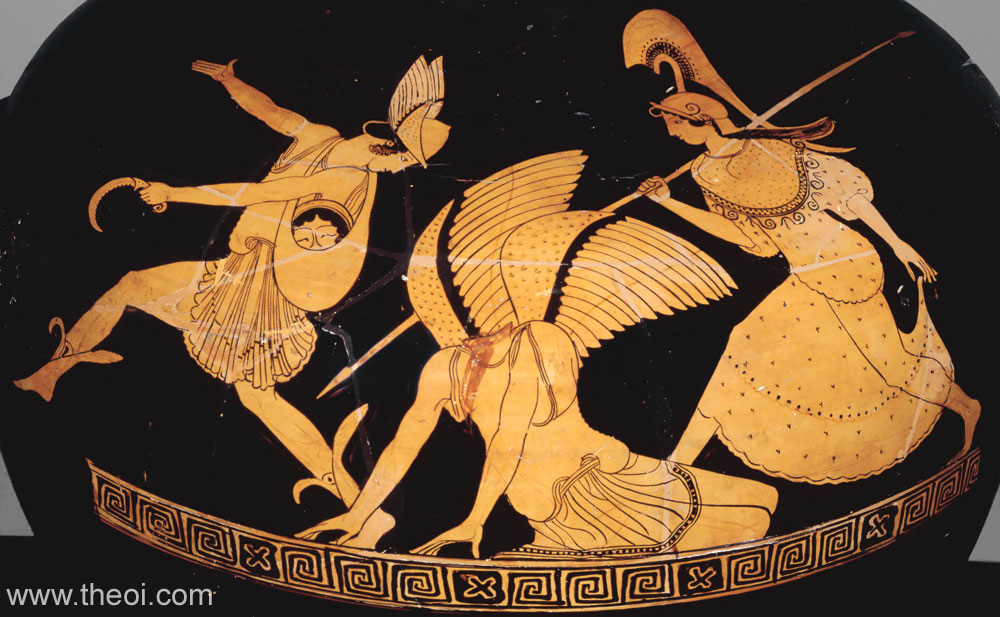 Perseus & Medusa - Ancient Greek Vase Painting