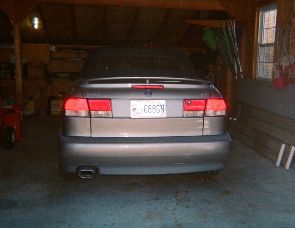 Rear end of Saab Viggen