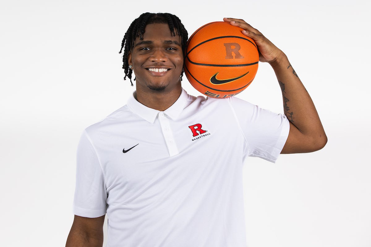 Darren Buchanan Jr., who transferred to Rutgers this year, is being honored by the Musial Awards, a national honor for sportsmanship and character in athletics. (Photo courtesy of Rutgers athletics)