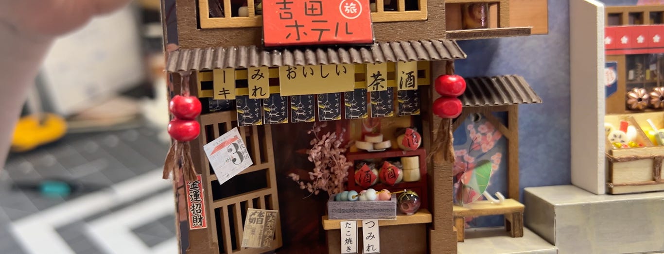 photo of book nook craft project photo of book nook craft project