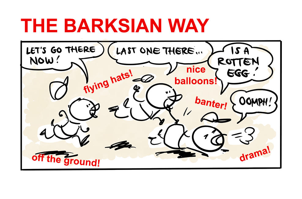 Barksian balloons