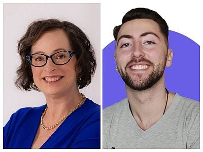 photos of Susan Gold and Dylan Ciaccio