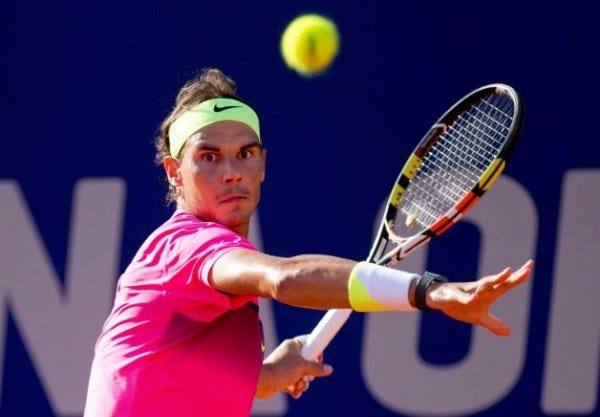 rafael nadal beats carlos berlocq argentino open 2015 images rafael nadal beats carlos berlocq argentino open 2015 images
