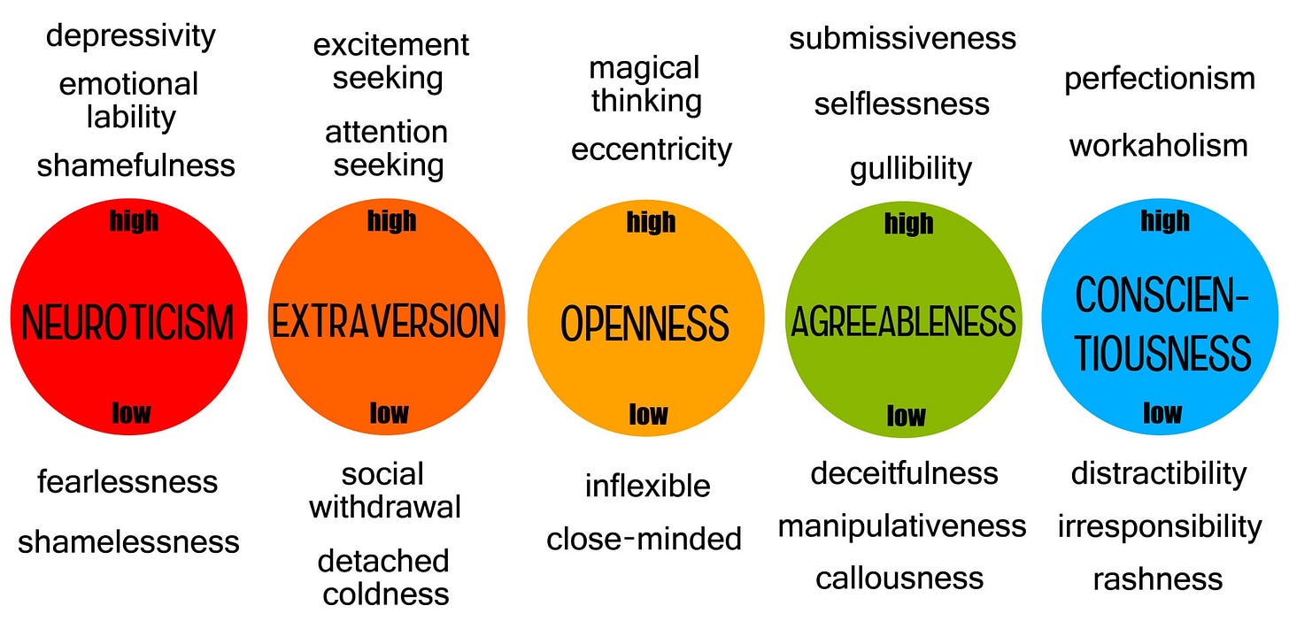 Big 5 Personality Traits: The 5-Factor Model of Personality Big 5 Personality Traits: The 5-Factor Model of Personality