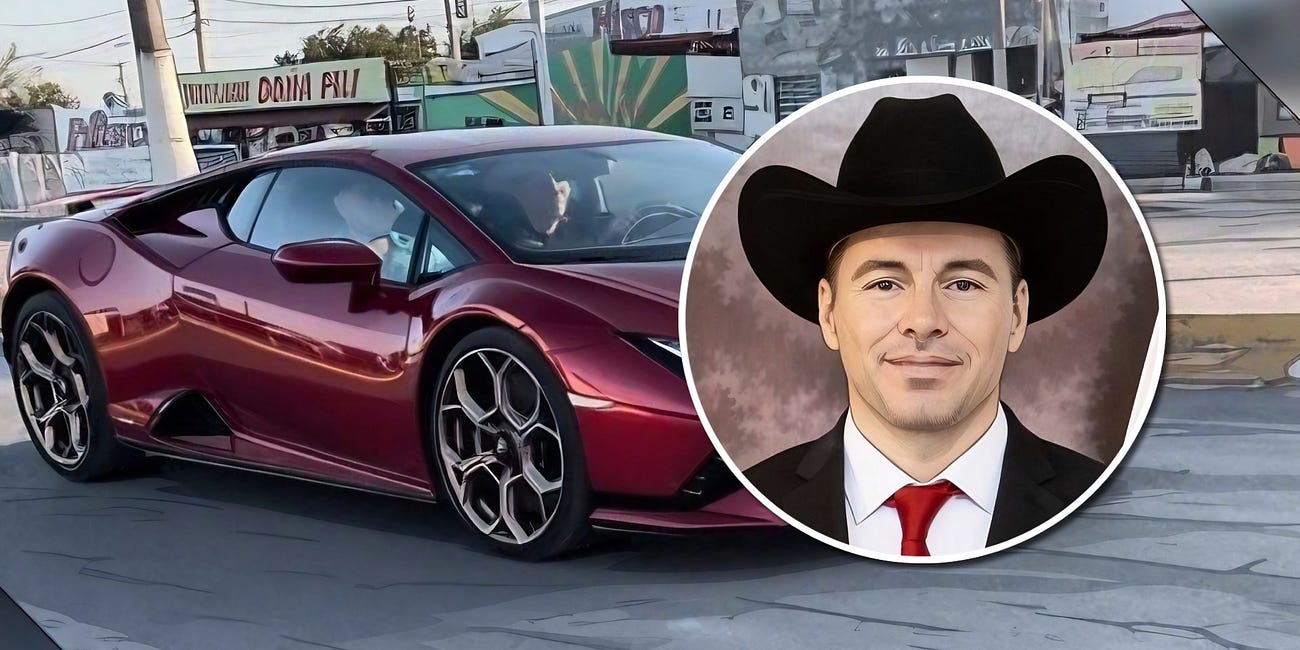 Diputado "Tony" Flores del PT en Coahuila genera polémica tras accidente en su segundo Lamborghini