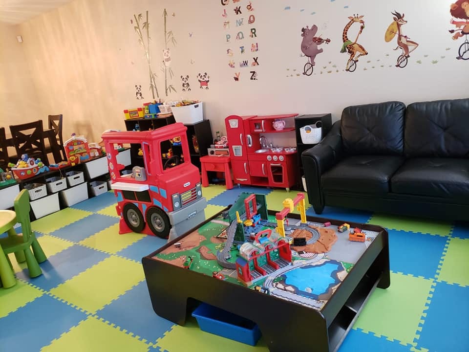The playroom at Barrhaven Kidz Clubhouse home daycare.