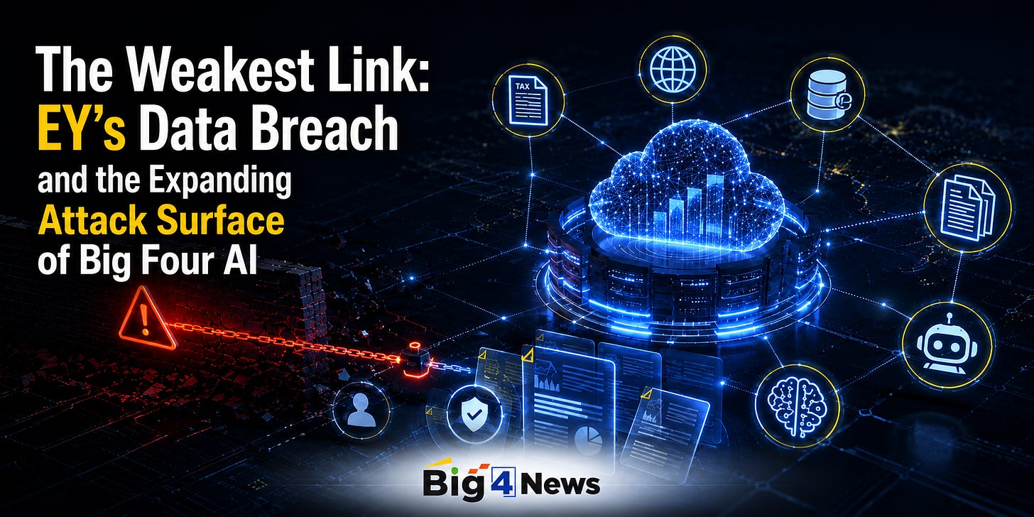 The Weakest Link: EY’s Data Breach and the Expanding Attack Surface of Big Four AI The Weakest Link: EY’s Data Breach and the Expanding Attack Surface of Big Four AI