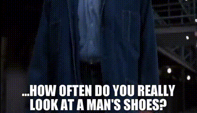 YARN | ...how often do you really look at a man's shoes? | The Shawshank  Redemption (1994) | Video clips by quotes | 15f8b29c | 紗