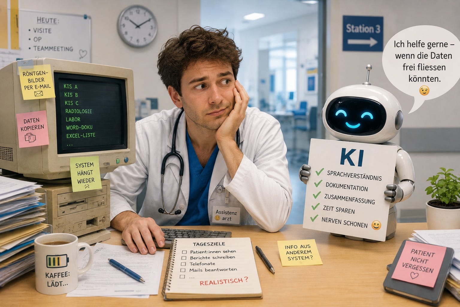 KI im Spital: Zuerst die Infrastruktur, dann die Automatisierung