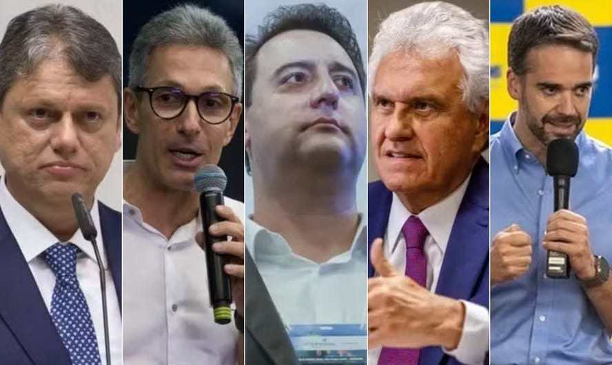 Tarcísio, Zema, Caiado e Ratinho Jr criticam prisão domiciliar de  Bolsonaro; Leite adota tom contra a polarização