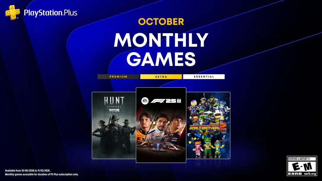 Free PS Plus games October 2026 Free PS Plus games October 2026