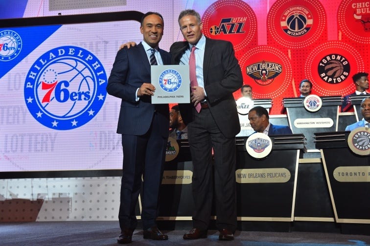 sixers win lottery draft sixers win lottery draft
