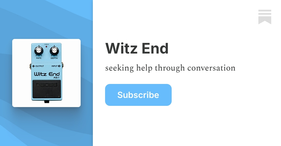 Witz End | Ari Sadowitz | Substack