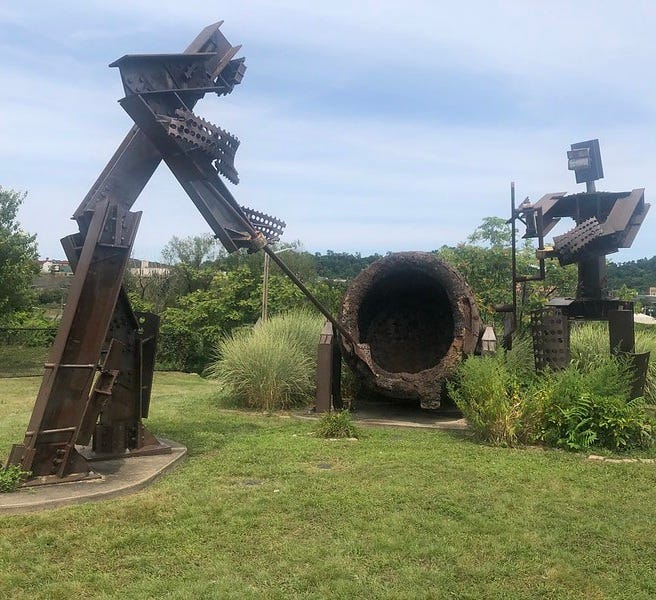 The Workers public art piece.