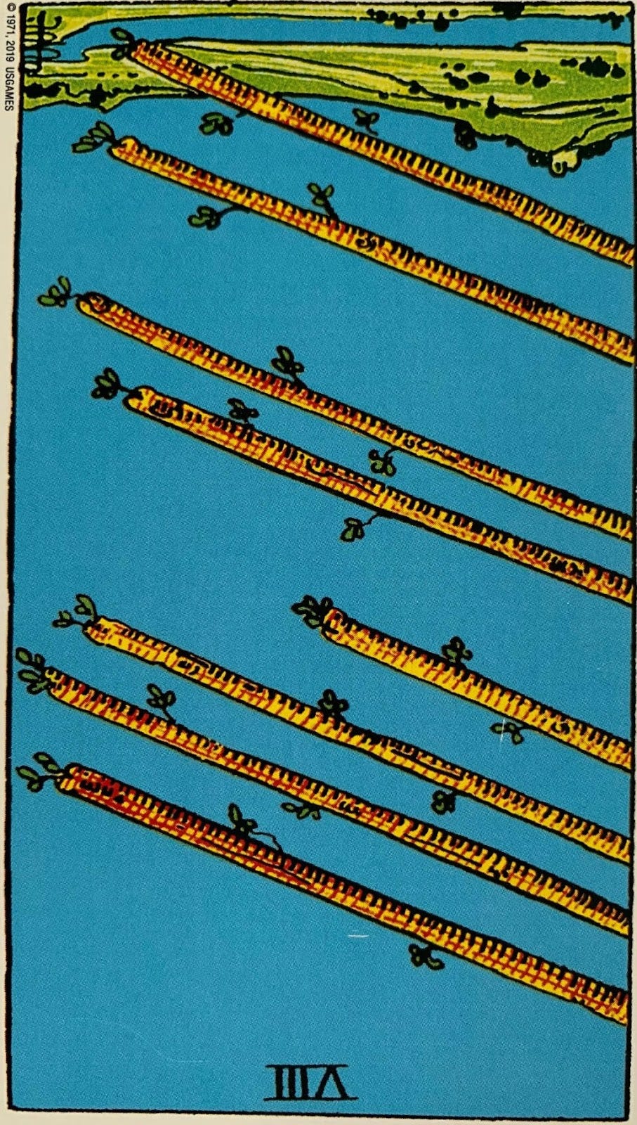 Eight of Wands reversed insideout ultimate