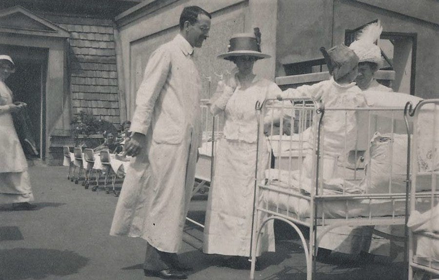 Black and white photograph taken of Austrian scientist & paediatrician Clemens von Pirquet, taken in 1912 at the Vienna Children’s Clinic Black and white photograph taken of Austrian scientist & paediatrician Clemens von Pirquet, taken in 1912 at the Vienna Children’s Clinic