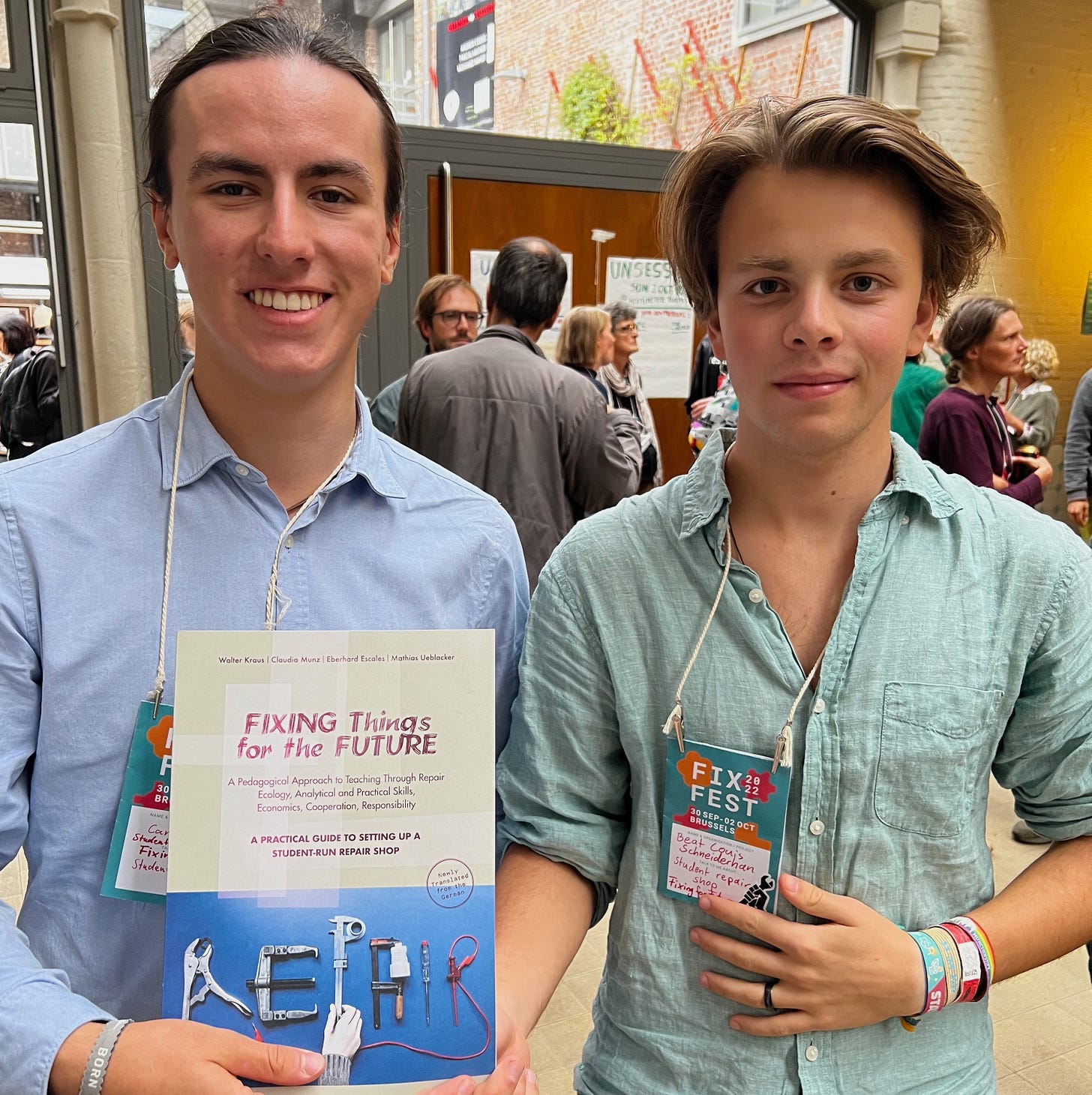 Beat Schneiderhan and Carl Mau of the Rudolf Steiner School