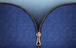 A zip undoing.