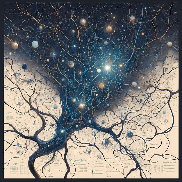 Premium Photo | Abstract Neural Network Visualization Illustrating ...