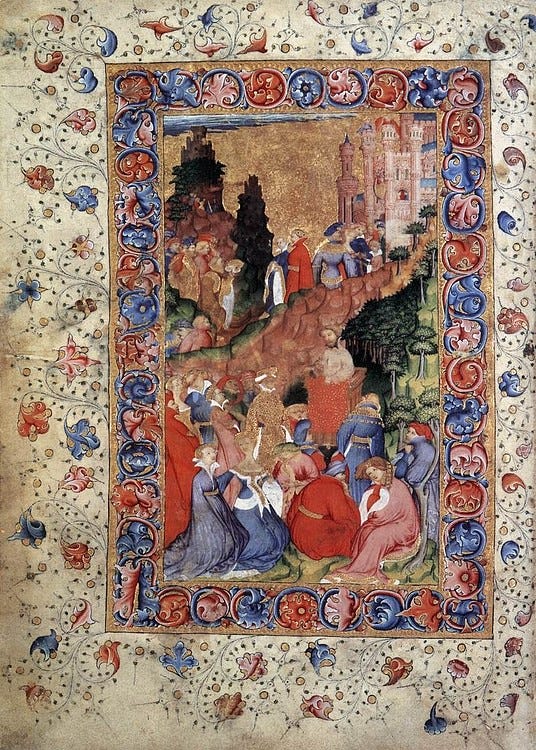 Chaucer Reading His Poetry to the English Court Chaucer Reading His Poetry to the English Court