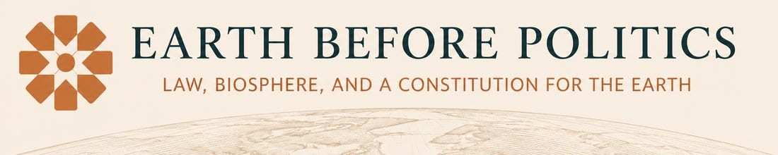 Earth Before Politics