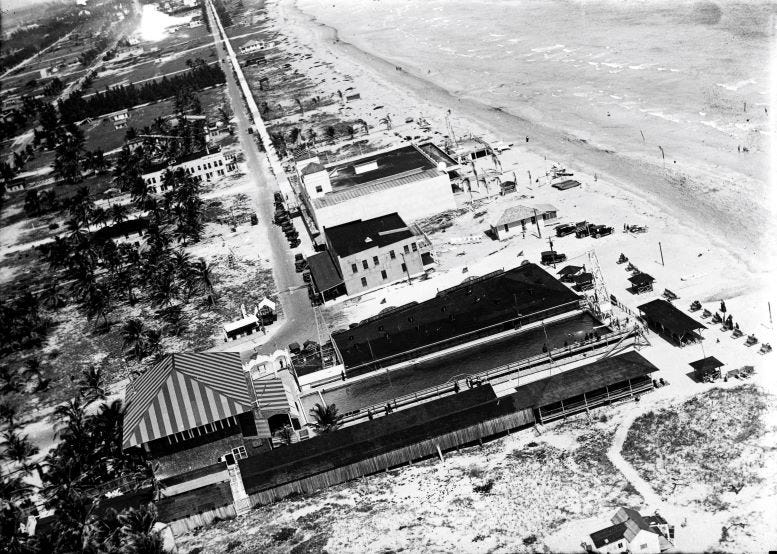 Figure 3: Aerial of Smith Casino in 1922. Courtesy of Florida State Archives.