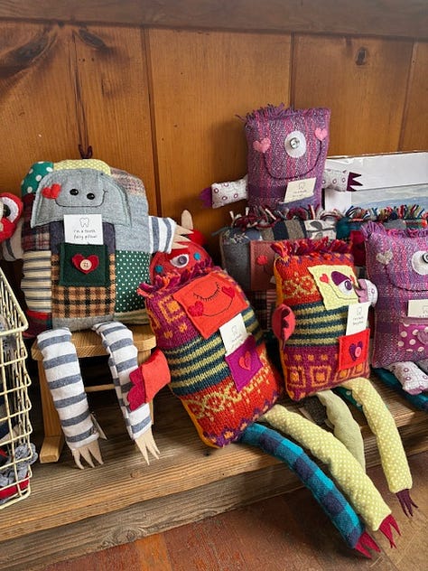 Hilary's Foraged Fairies, Katie's Tooth Fairy Monsters, and Tim's Heavy Metal Chicken