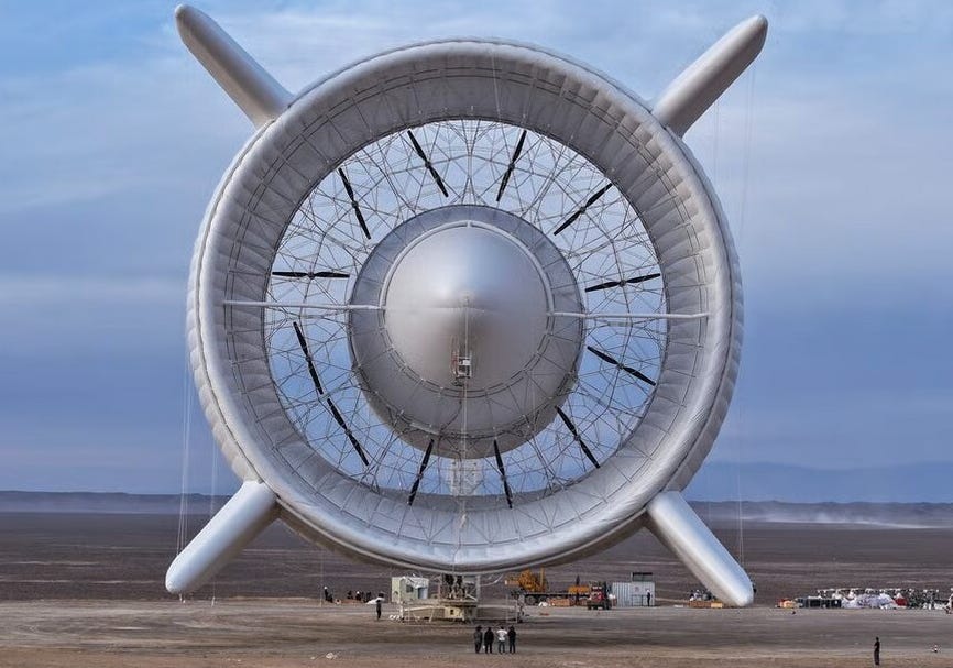 Des zeppelins pour électrifier les zones rurales : la solution Sawes avec le S1500 wind turbine