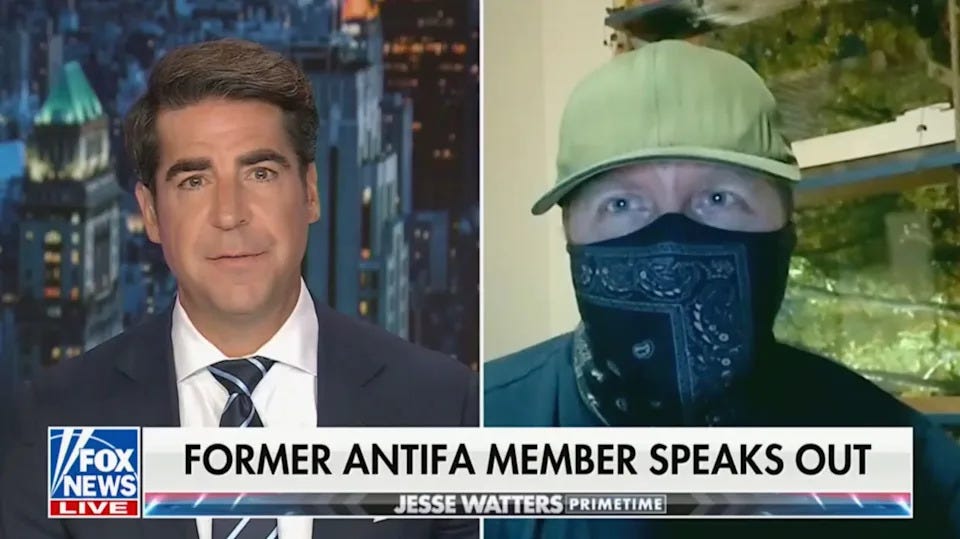Fox News' Masked 'Antifa Whistleblower' Looks Suspiciously Similar to Its  'Former Mexican Mafia Member'